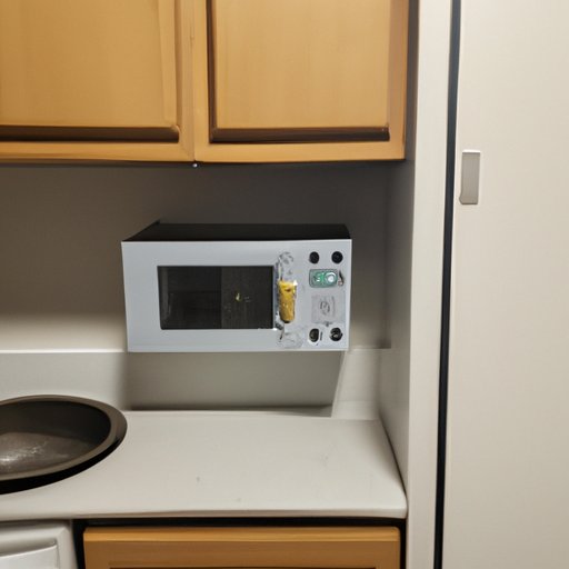 Utilizing Wall Space for Your Microwave in a Small Kitchen