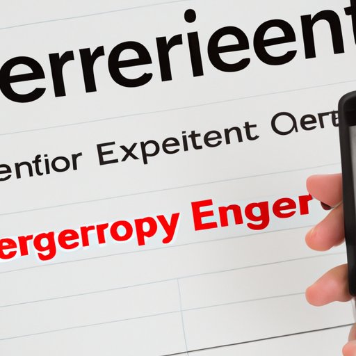 Exploring Potential Issues That May Result in an Emergency Calls Only Error