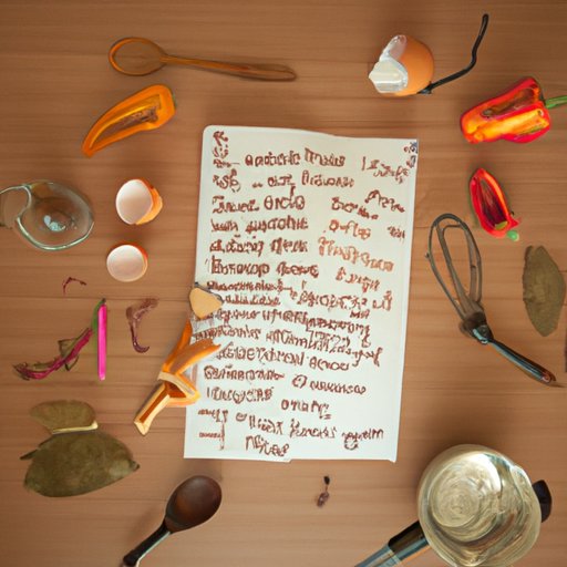 Exploring a Poem About Cooking: Analyzing the Meaning of Food, Recipe Ideas, and Creative Inspiration