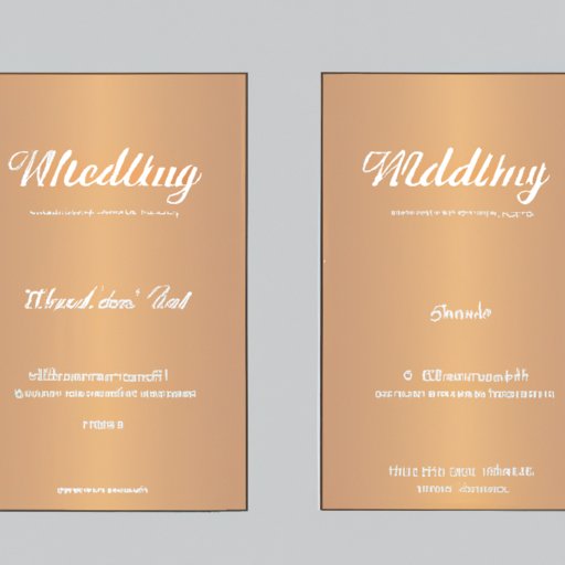 Wedding Invitations Wording: Crafting the Perfect Invitation for Your Big Day