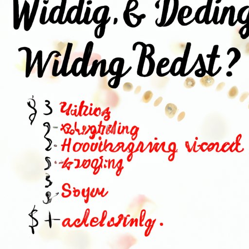 How Much Does a Wedding Cost? A Comprehensive Guide to Budgeting for Your Dream Wedding