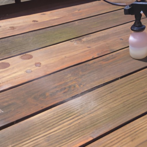 How to Clean a Wood Deck Without a Pressure Washer – A Step-by-Step Guide