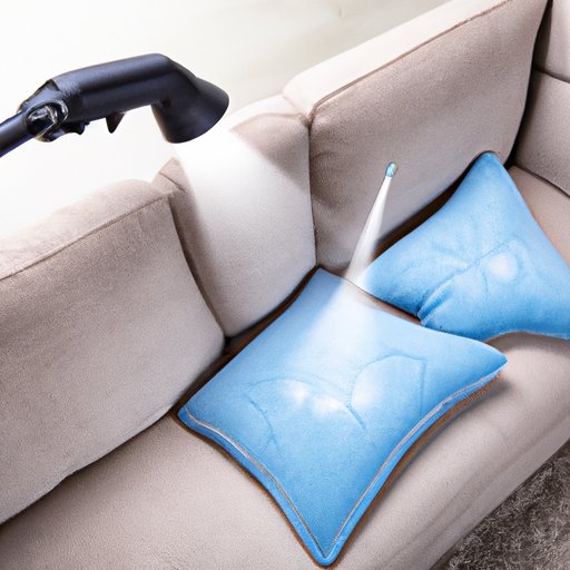 How to Clean Sofa Cushions – Vacuum, Spot Clean, Steam Clean & Air Dry