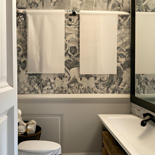 How to Decorate Bathroom Walls: Wallpaper, Artwork, Accent Walls, Shelving & Mirrors