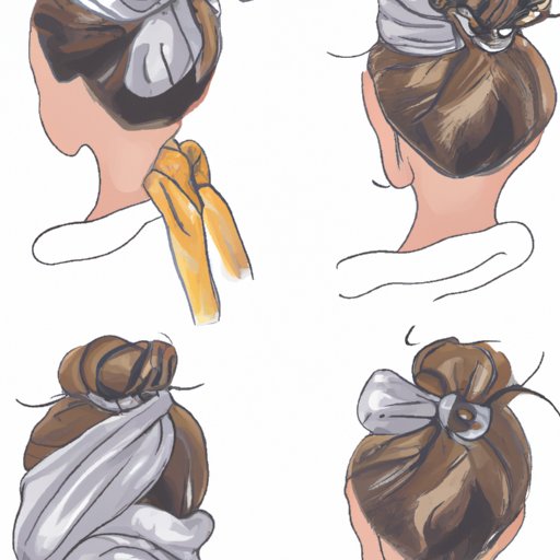 How to Tie Hair While Sleeping: French Braid, Protective Hairstyle, Pineapple Updo, Top Knot Bun and Scarf Wrap