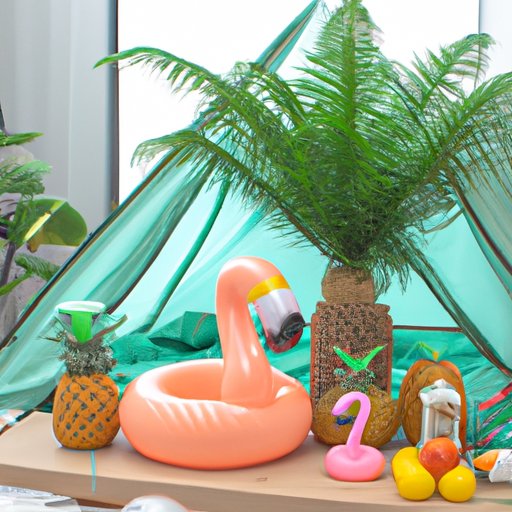 The Symbolic Significance of Flamingos and Pineapples when Camping