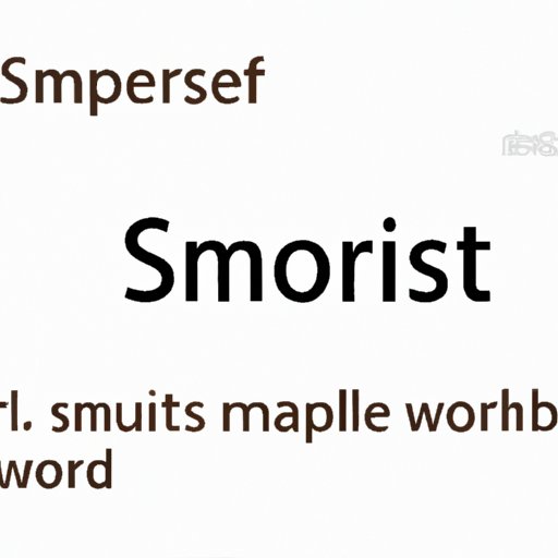 What is the Shortest Word in the World? Exploring the Most Compact Word