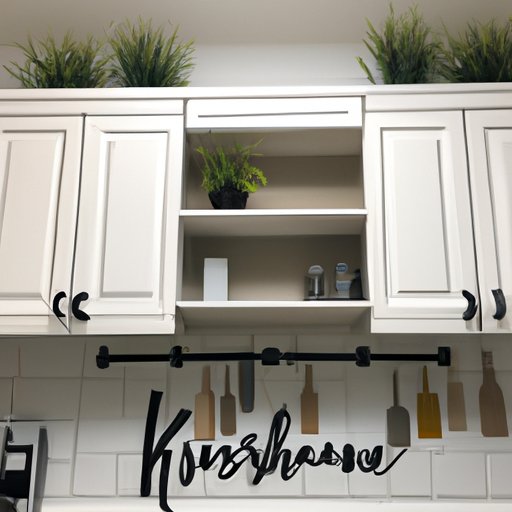 10 Creative Ways to Decorate the Space Above Your Kitchen Cabinets